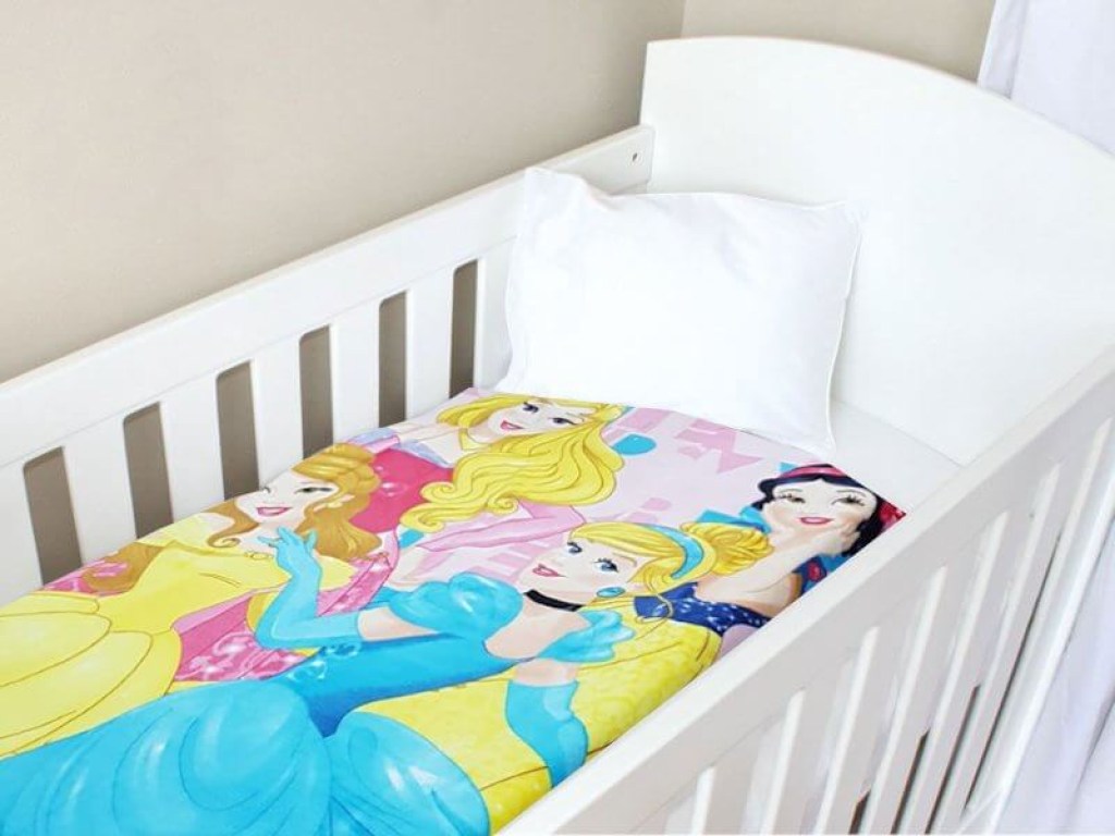 Βρεφική Κουβέρτα Κούνιας Fleece Πριγκίπισσες Γαρύφαλλο | Γαρύφαλλο - Λευκά Είδη